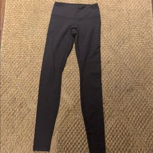 Black and Grey Lululemon leggings size 2